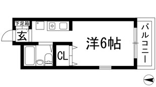 仁川北マンションの物件間取画像